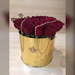 باکس گل طلایی